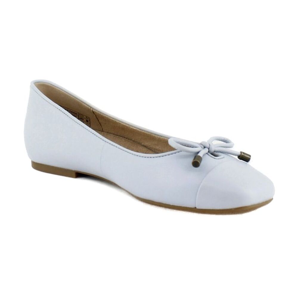 Vionic Klara Blue Mist Leather (Wide)